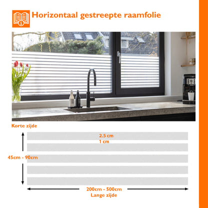 Simple Fix Raamfolie - Gestreept